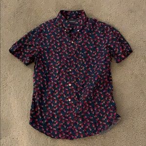 Bonobos Short Sleeve Slim Fit Button Down Medium